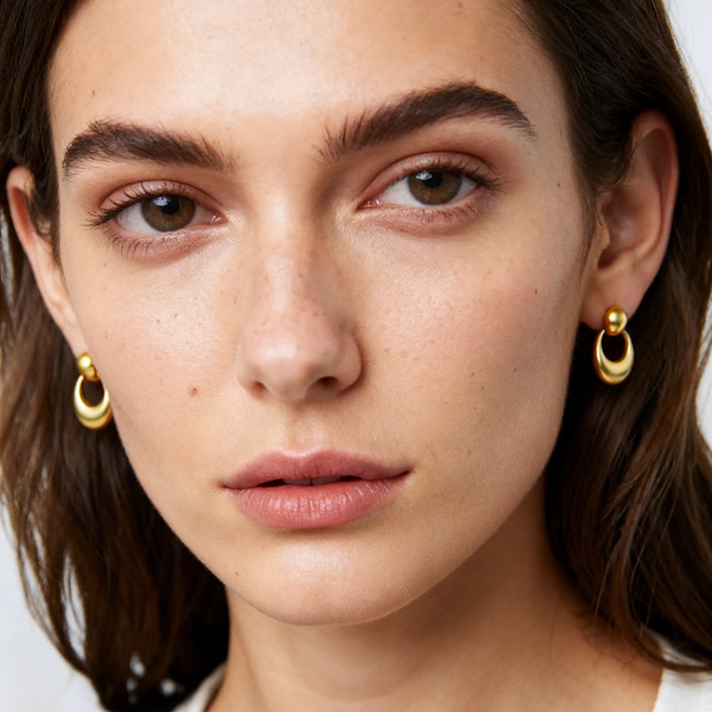 Soft Balance Drop Earrings