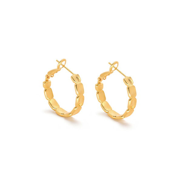 Linked Hoop Earrings