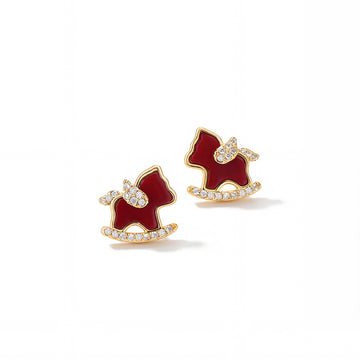 Rocking Horse Stud Earrings