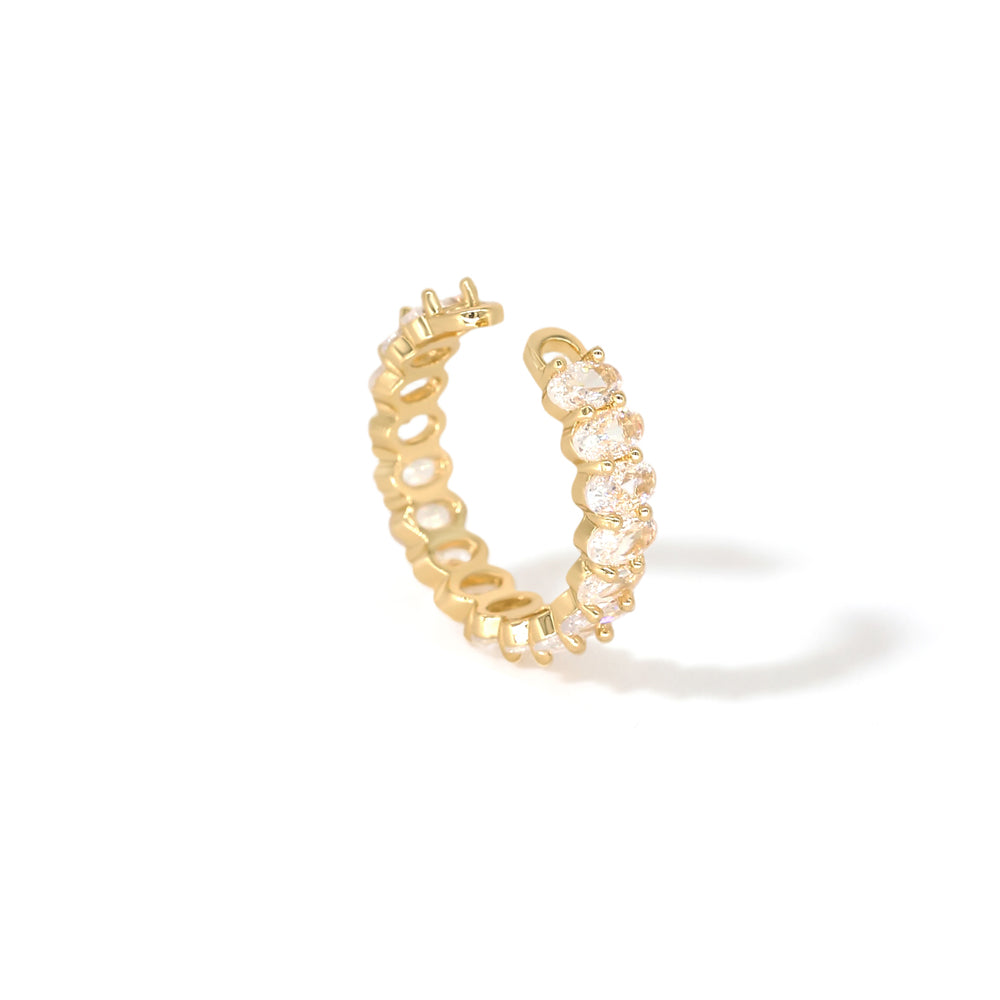 The Luminous Embrace Oval Eternity Ring