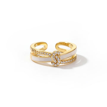 Twist Heart Open Ring