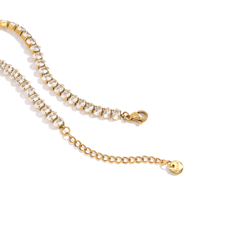 Glow Along Zircon Tennis Bracelet