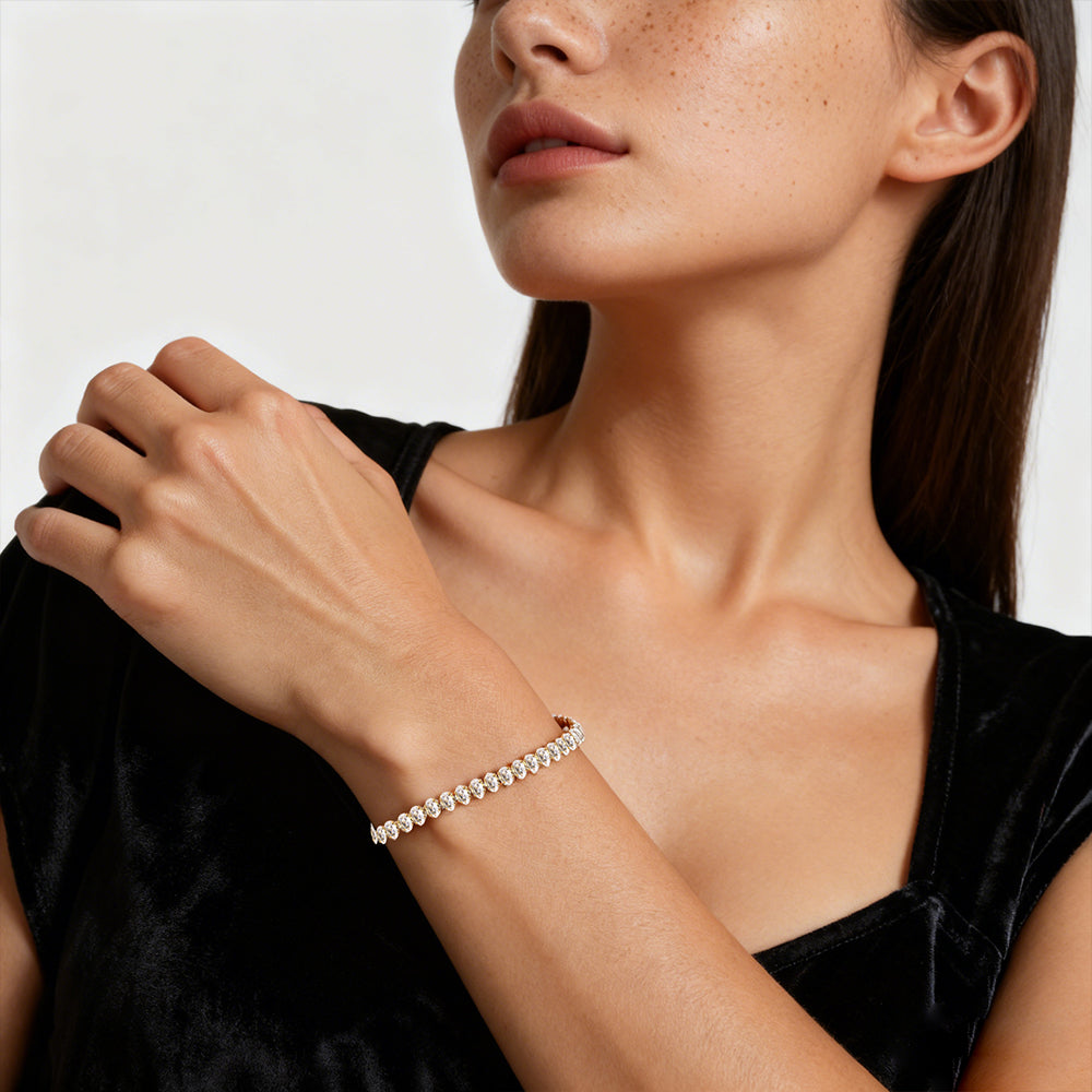 Glow Along Zircon Tennis Bracelet