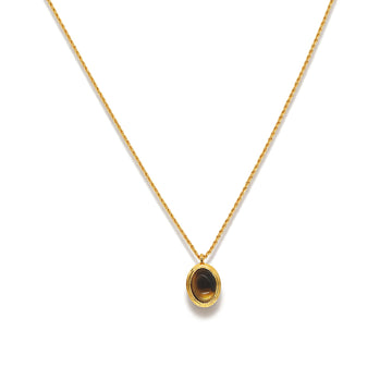 Oval Glow Pendant Necklace