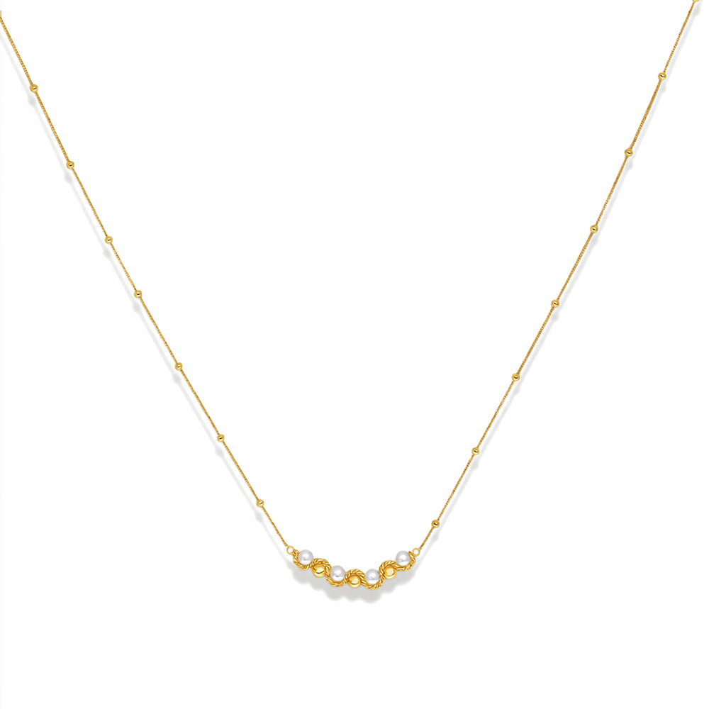 Accent Beaded Choker Necklace