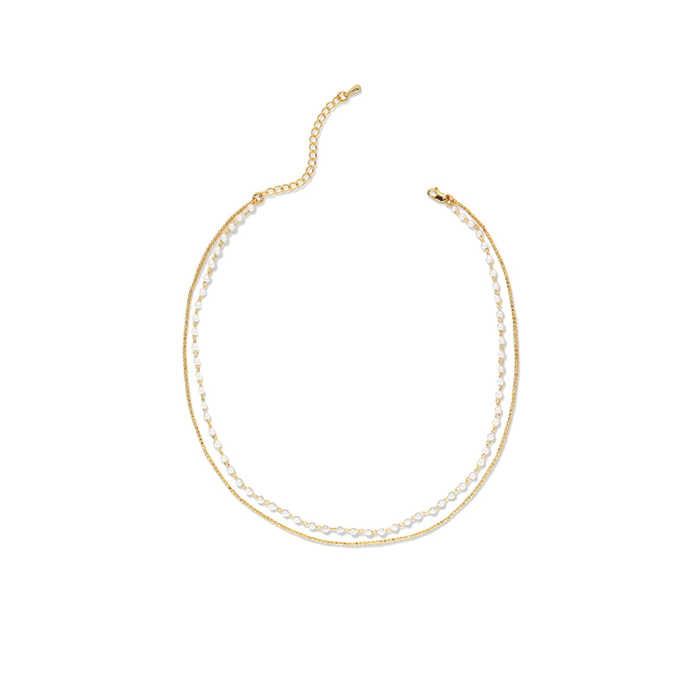 Layered Heart Pendant Necklace