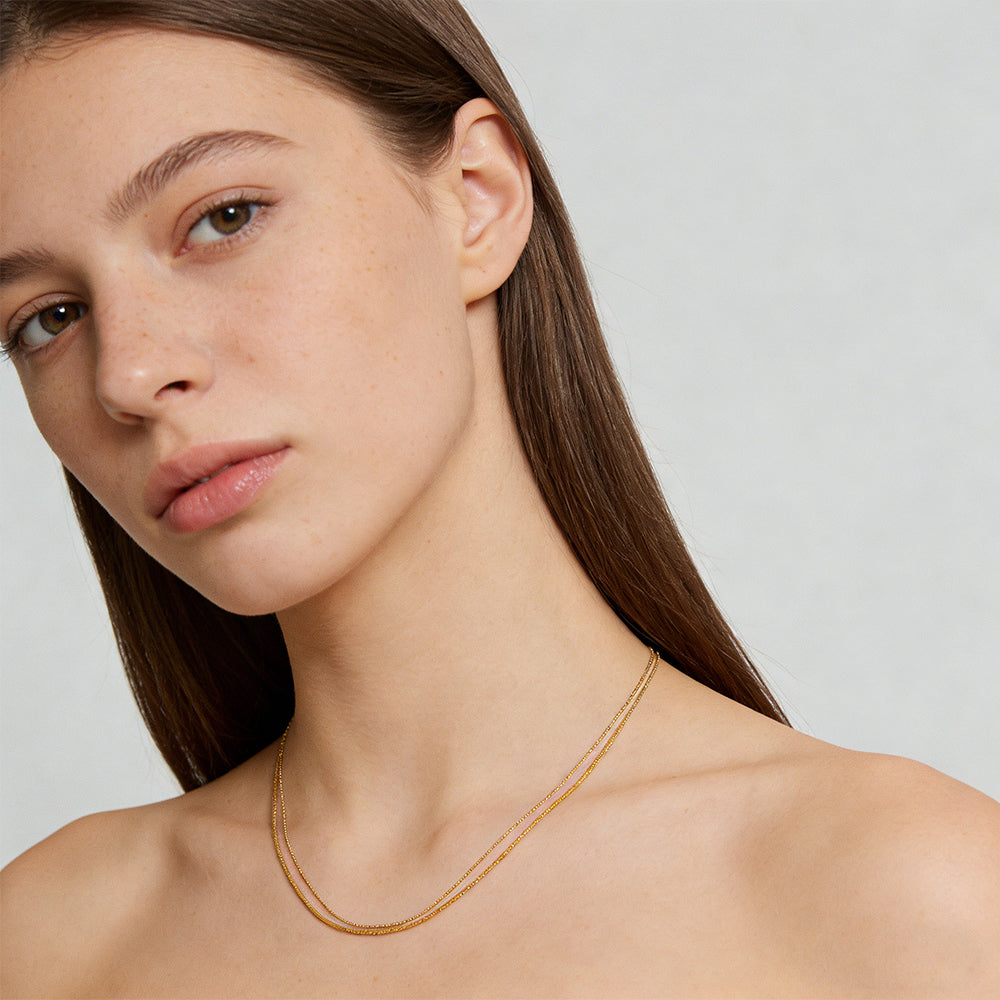 Double-Layered Choker Necklace