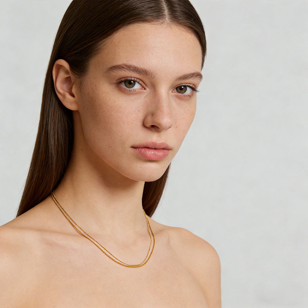 Double-Layered Choker Necklace