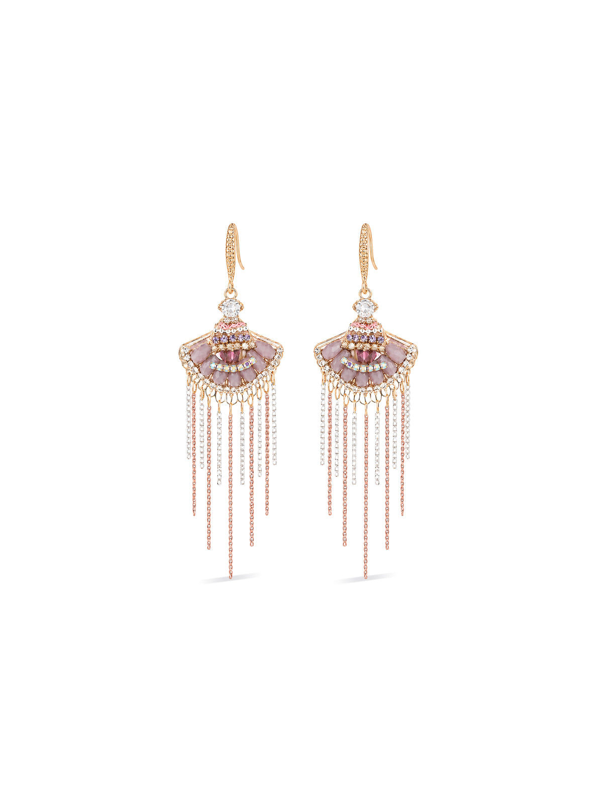 Exotic Fan Tassel Earrings – Image 7