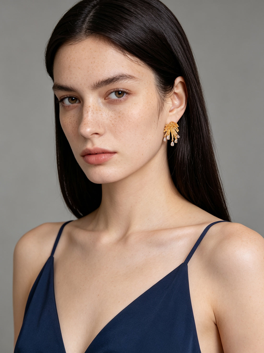 Firework Cascade Drop Earrings – Image 6